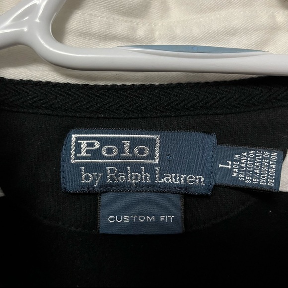 POLO RALPH LAUREN BIG LOGO SWEATSHIRT VINTAGE CREST EMBROIDERED COLLAR SWEATER - Picture 11 of 11